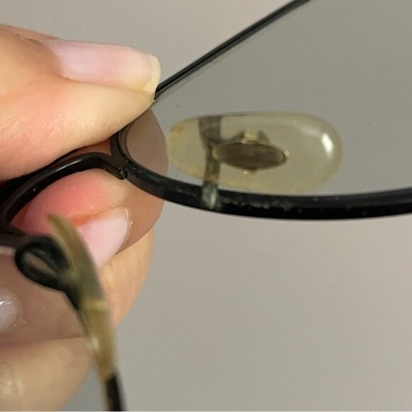 Vintage B&L Ray Ban Black Large Aviator Glasses Frames - 58-14, USA 🇺🇸 - Picture 9 of 14
